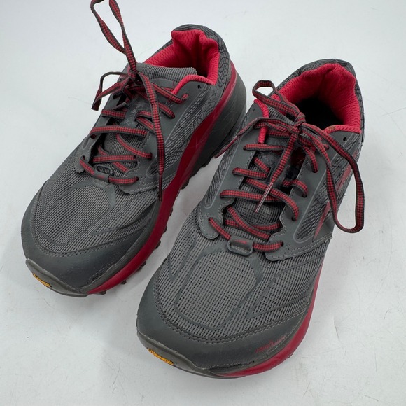 Altra Olympus Men's Foot Shape Gray Red Trail Running Shoes Size 9 AFM1859F2 - Picture 3 of 12